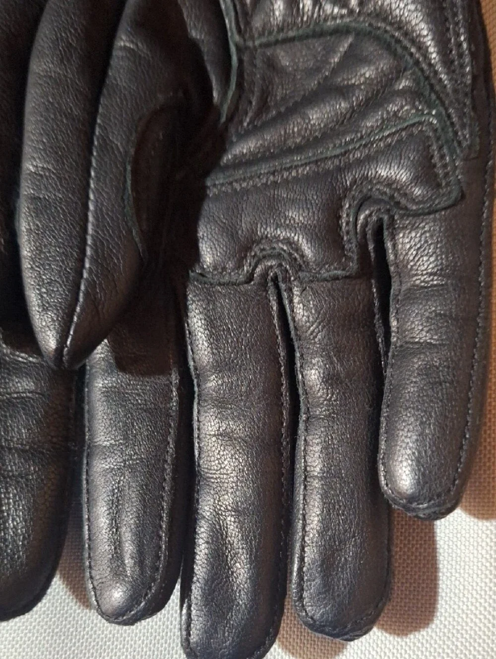 Harley-Davidson Women's Black Leather Riding Gloves